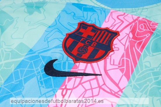 Nuevo Entrenamiento Sin Mangas Barcelona 23/24 Verde Rosa Baratas